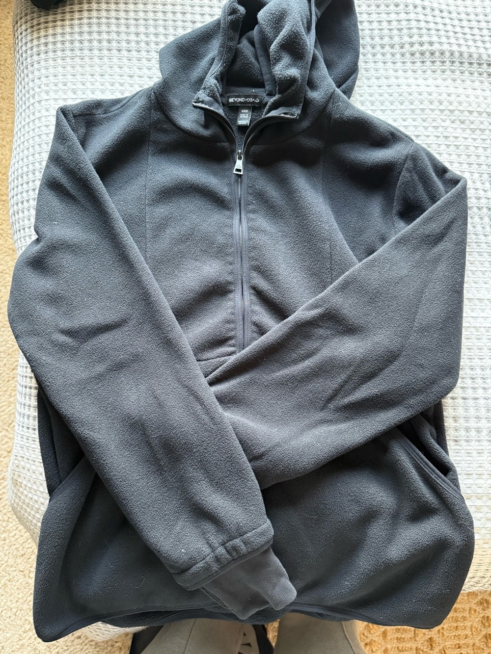 Beyond Yoga Women’s 1/2 Zip Hooded Fleece Sweatshirt